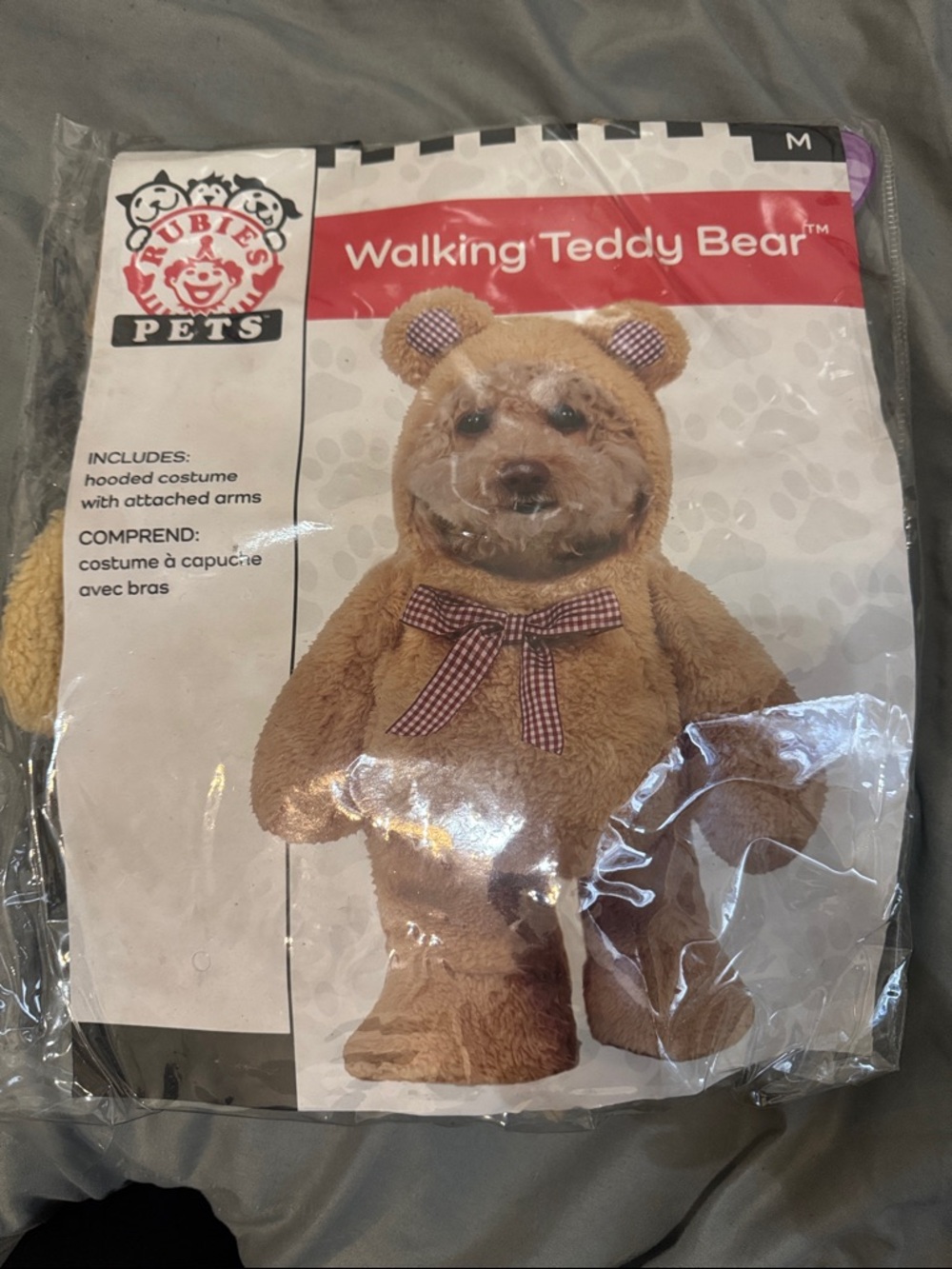 Rubie's Pets Walking Teddy Bear Dog Costume - Brown